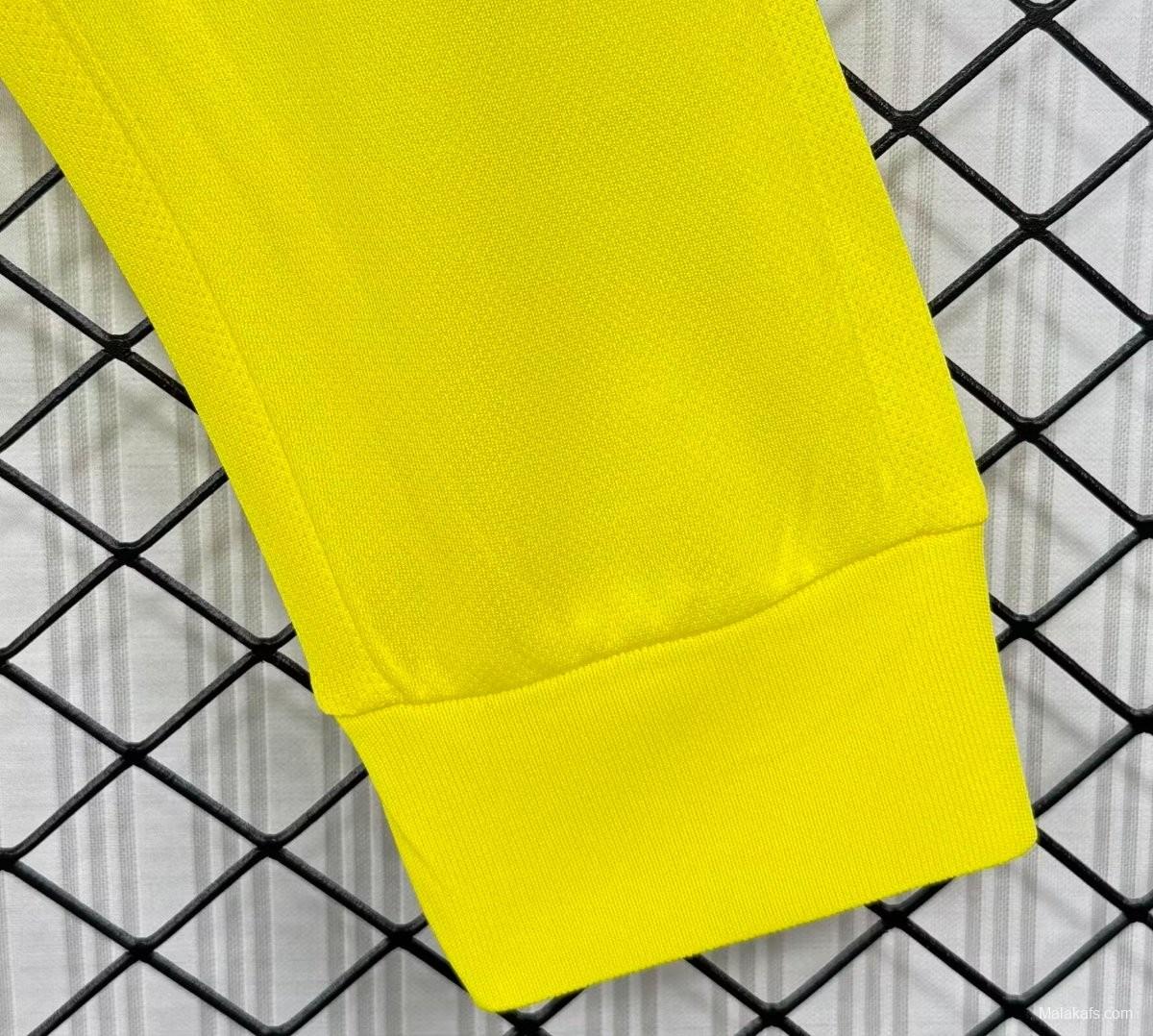 Retro 08/09 Villarreal CF Home Long Sleeve Jersey