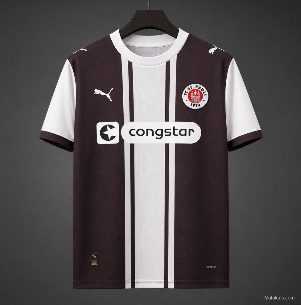 25/26 FC St. Pauli Brown 1970s Remake Special Jersey