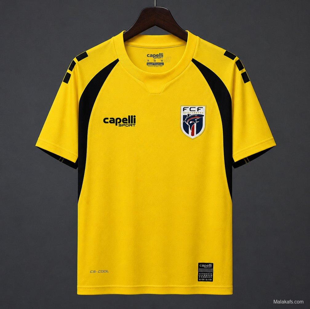 2026 Cape Verde Yellow Goalkeeper Vozinha Jersey