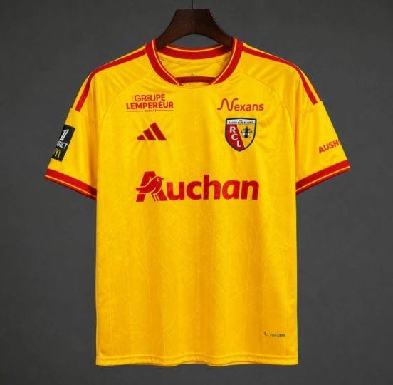 26/27 RC Lens Home Yellow Red Jersey