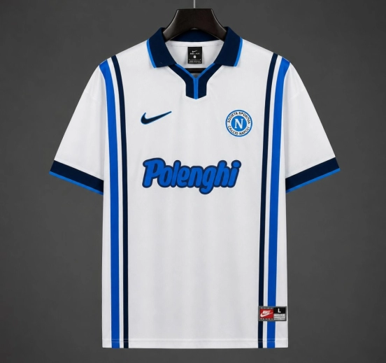 Retro 97/98 Napoli Away White Jersey