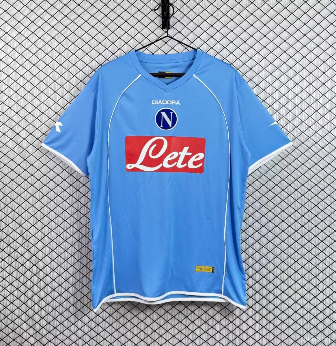 Retro 06/07 Napoli Home Sky Blue Jersey