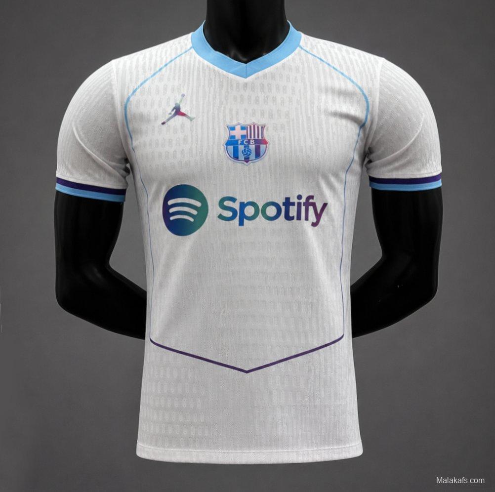 Player Version 26/27 Barcelona White/Light Blue Concept Away Jersey