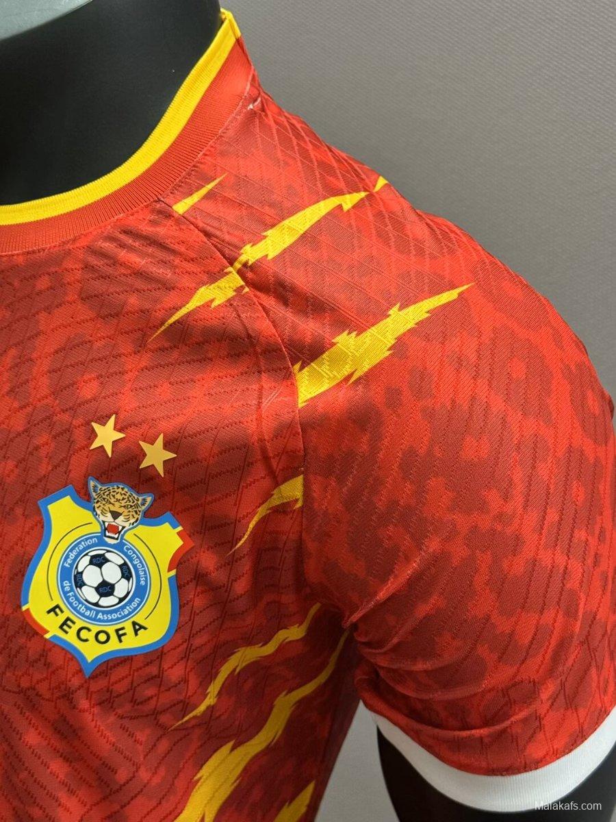 Player Version 2026 Congo Third Red Jersey