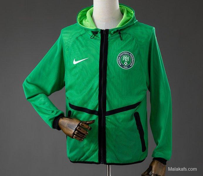 2026 Nigeria Men's Football Anthem Jacket - Green