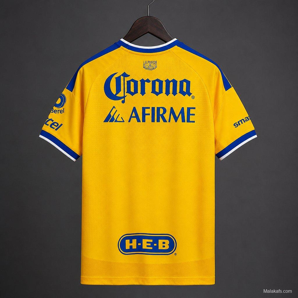 26/27 Tigres UANL Home  Jersey