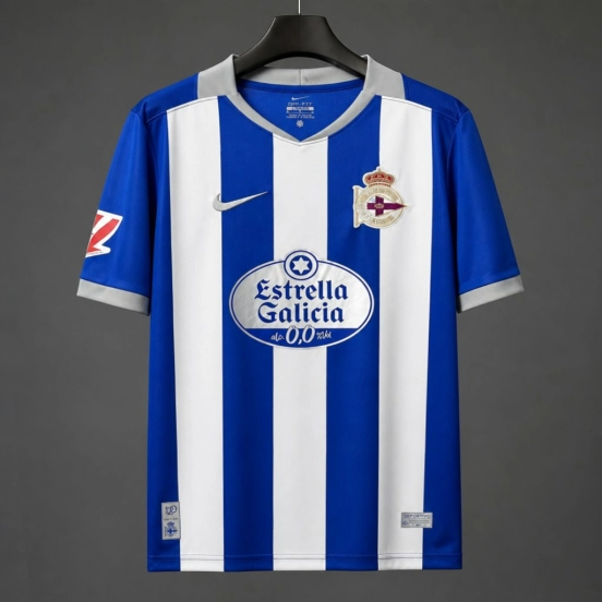 26/27 Deportivo La Coruna Home Jersey