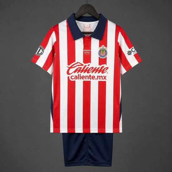 26/27 Kids Chivas Guadalajara Home  Jersey