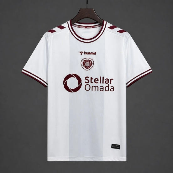 26/27 Heart of Midlothian White Away Jersey