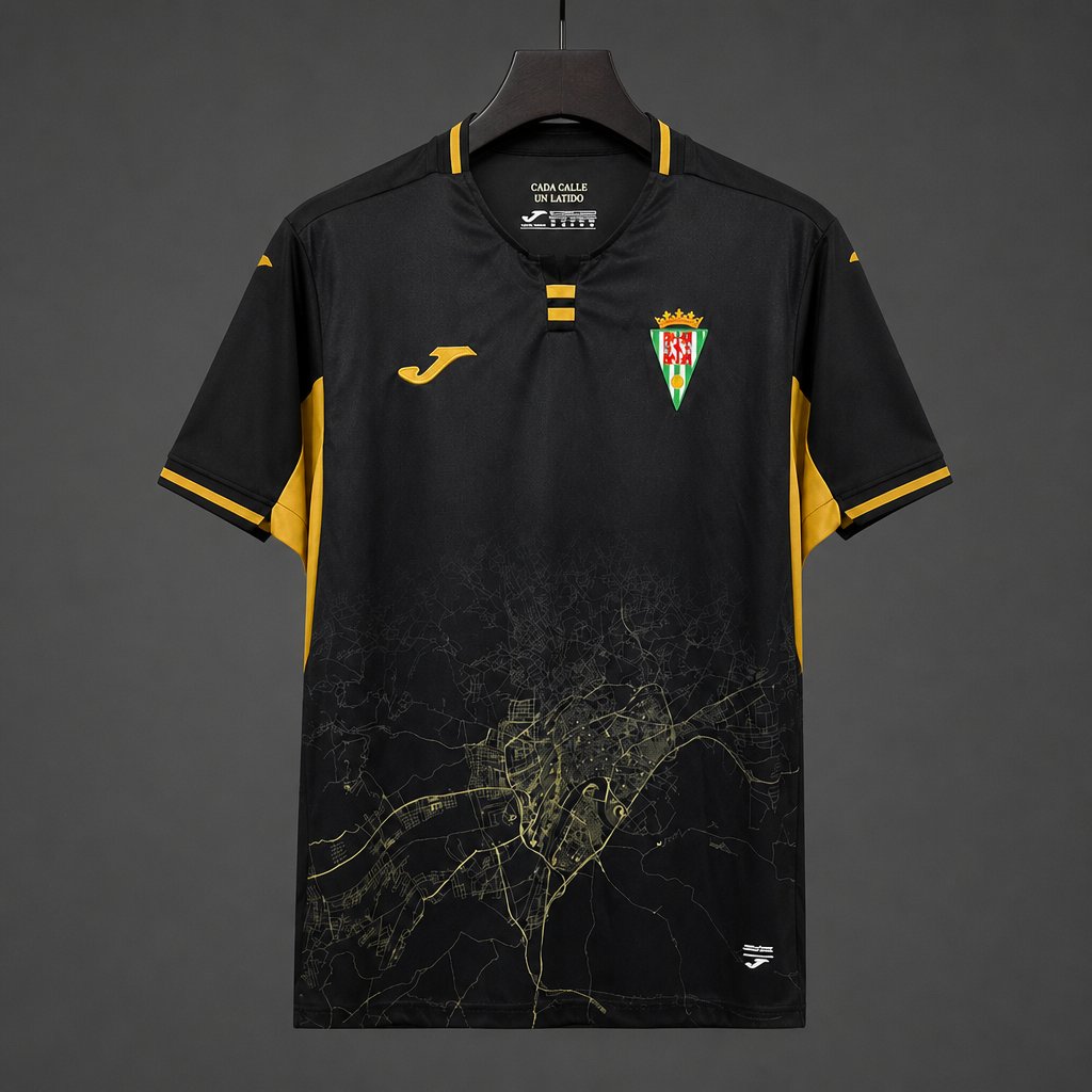 26/27 Cordoba CF Away Black Jersey
