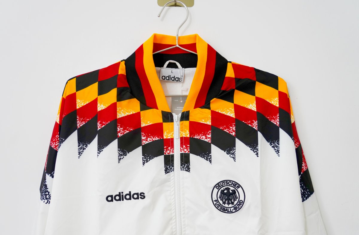 Retro 1994 Germany White Full Zipper Jacket