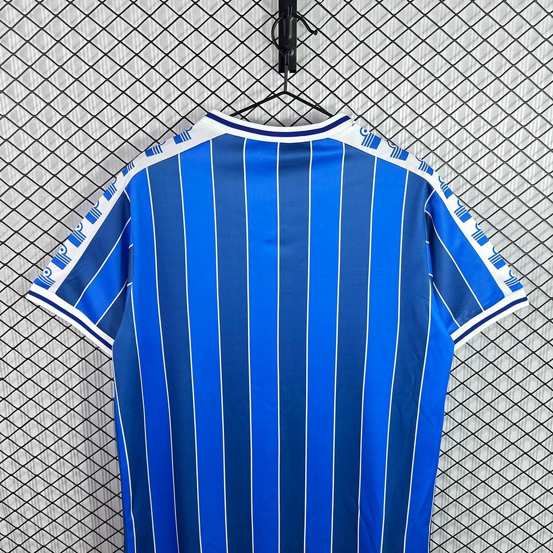 Retro 85/87 Cardiff City Home Blue Stripes Jersey