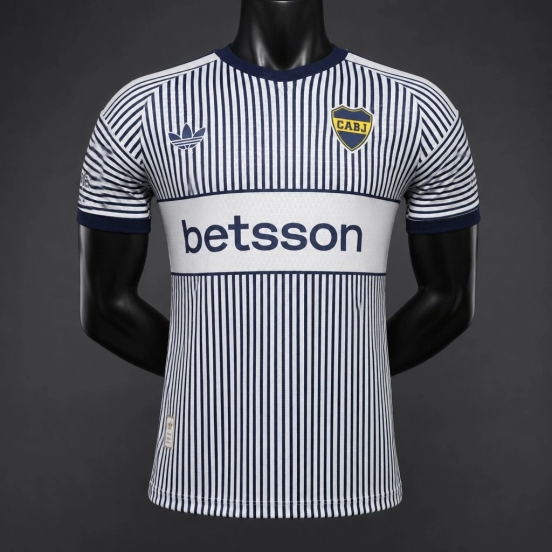 Player Version 26/27 Boca Juniors Away Stripes Jersey