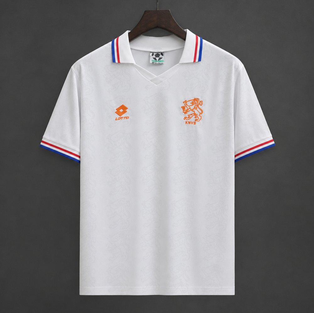 Retro 1994 Netherlands Away White Jersey