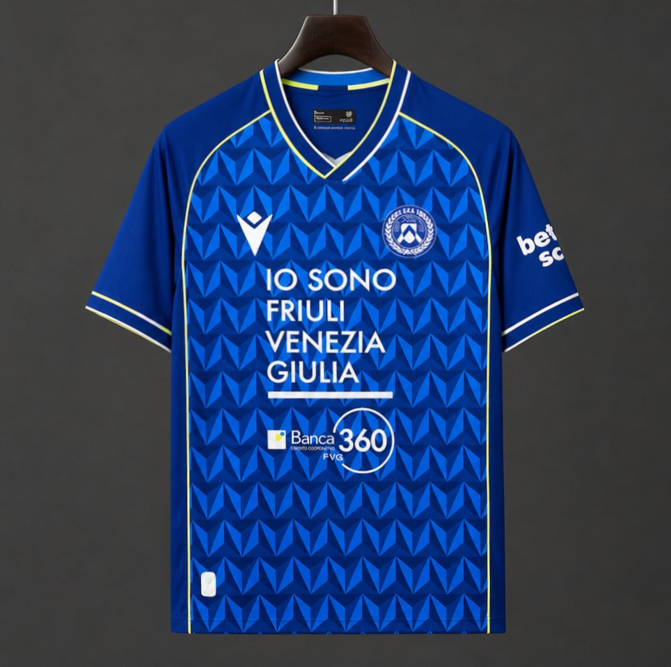 26/27 Udinese Away Blue Jersey