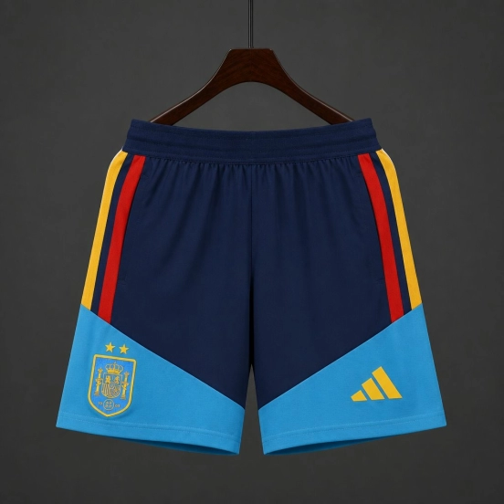 Player Version  2026 Spain National Team  Training Blue Shorts