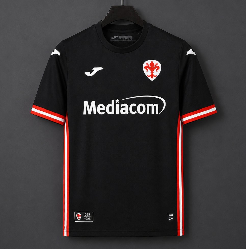 26/27 Fiorentina Centenary Goalkeeper Black Jersey