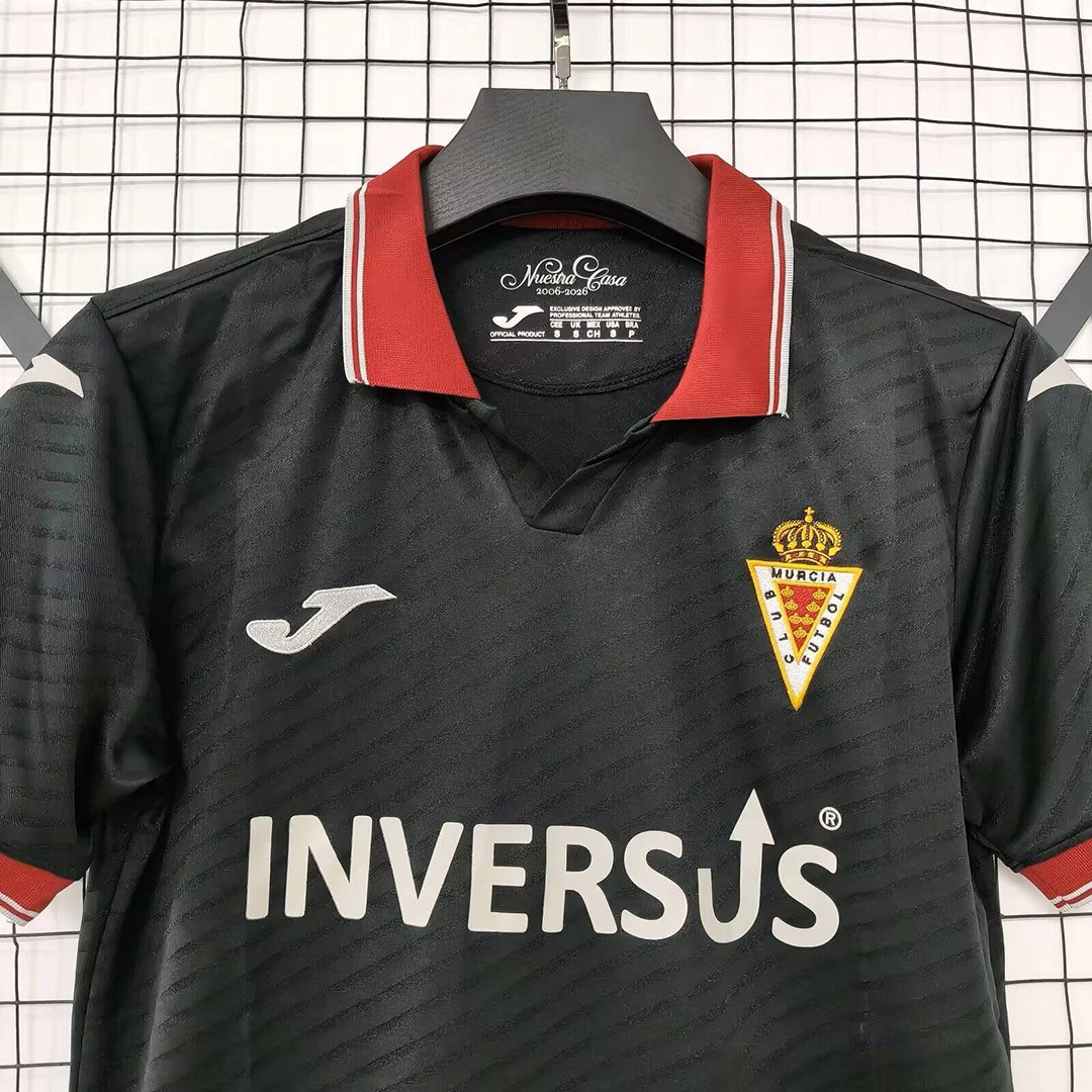 26/27 Real Murcia Third Black Jersey