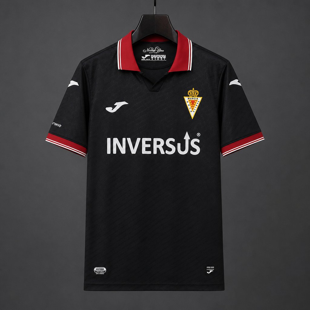 26/27 Real Murcia Third Black Jersey