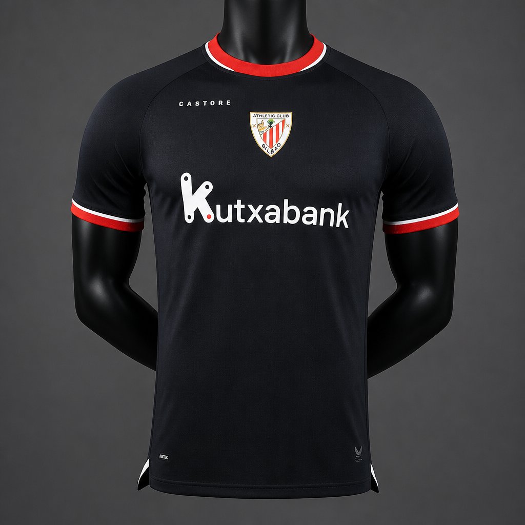 Player Version 26/27 Athletic Club Bilbao Black Jersey