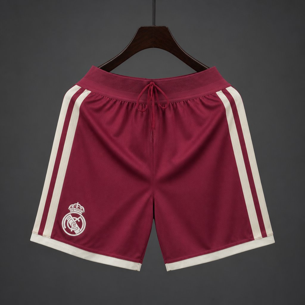 Player Version 26/27 Real Madrid CF Away Red Shorts
