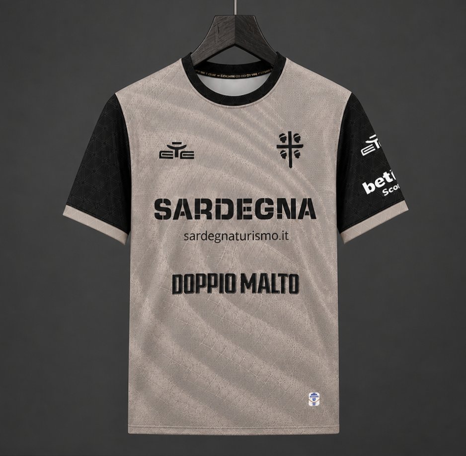 26/27 Cagliari Third  Brown Jersey