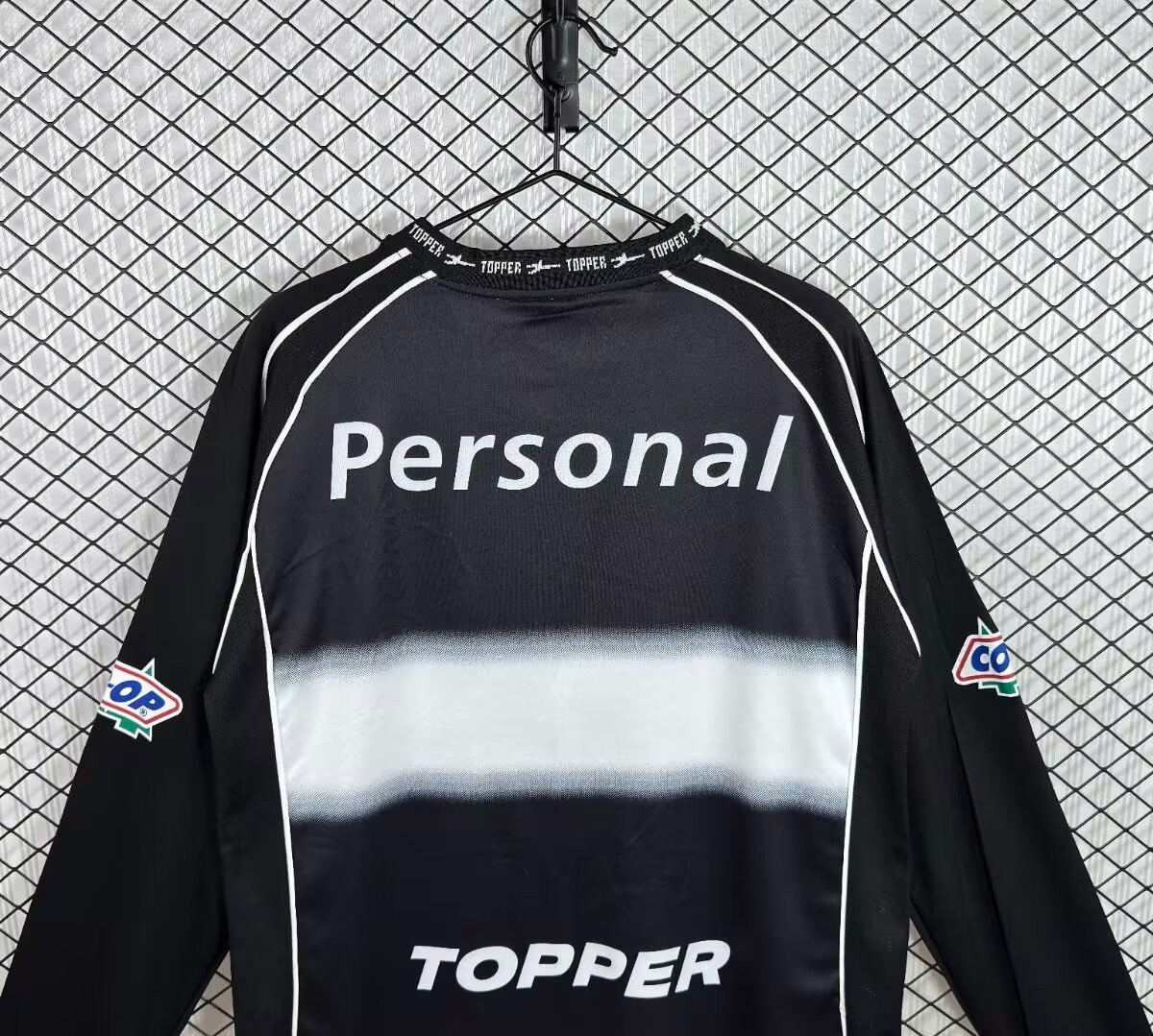 Retro 01/02 Club Olimpia Away Black Centenary Long Sleeve Jersey